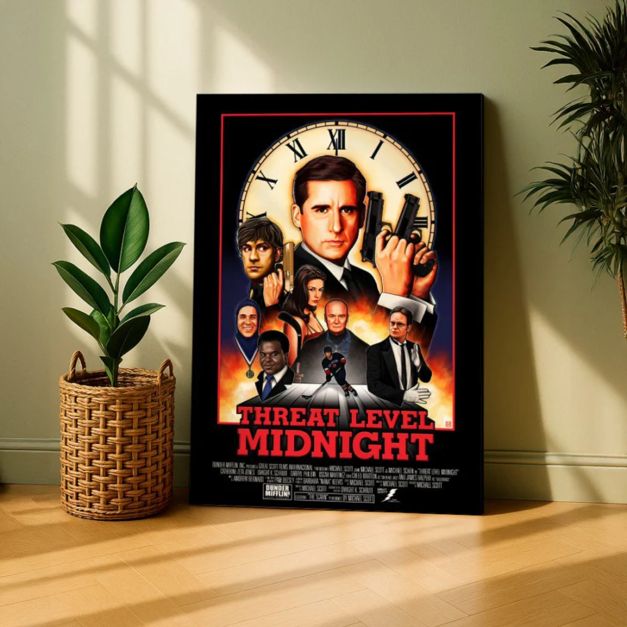 Cuadro de The Office «Threat Level Midnight»