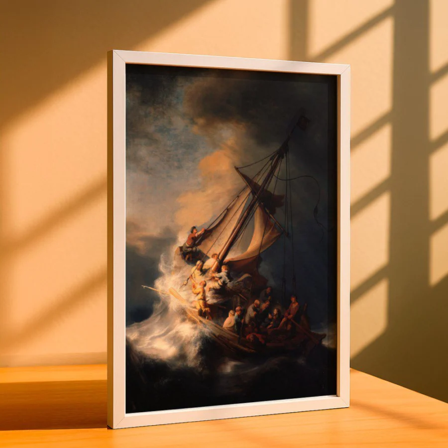 La tormenta en el mar de Galilea – Rembrandt