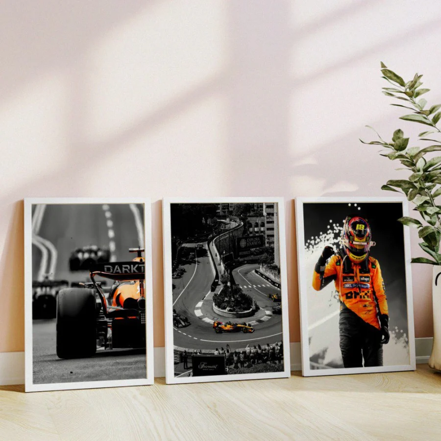 Mural Tríptico de McLaren Formula 1