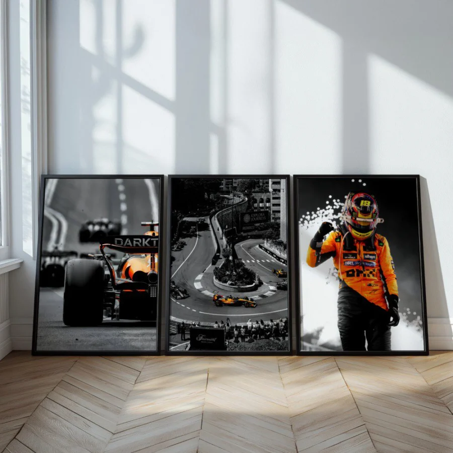 Mural Tríptico de McLaren Formula 1