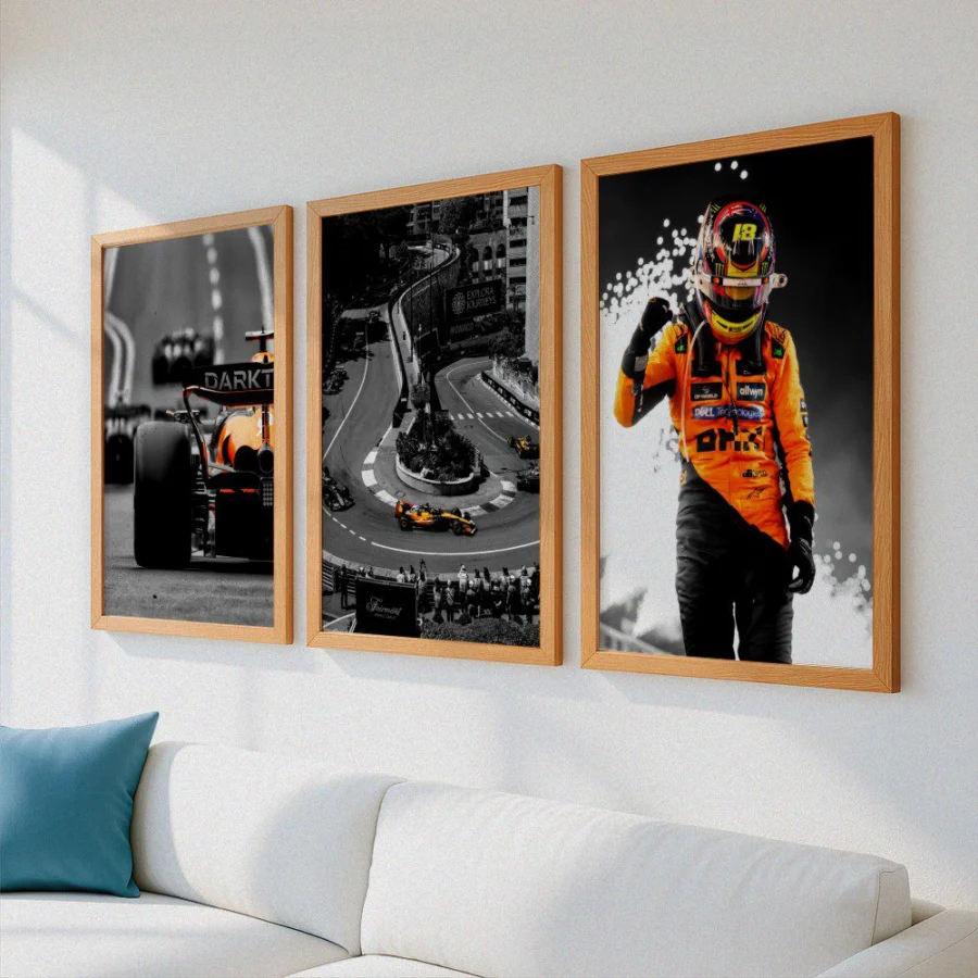 Mural Tríptico de McLaren Formula 1