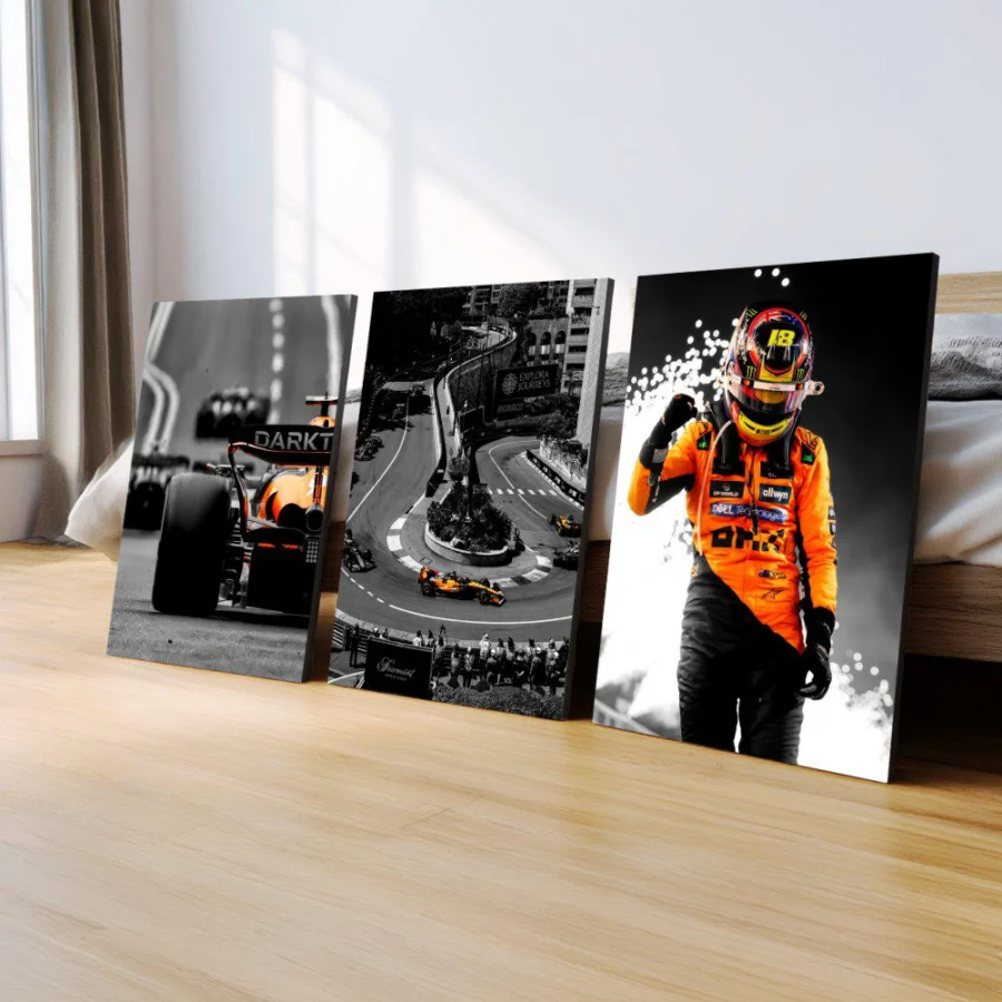 Mural Tríptico de McLaren Formula 1