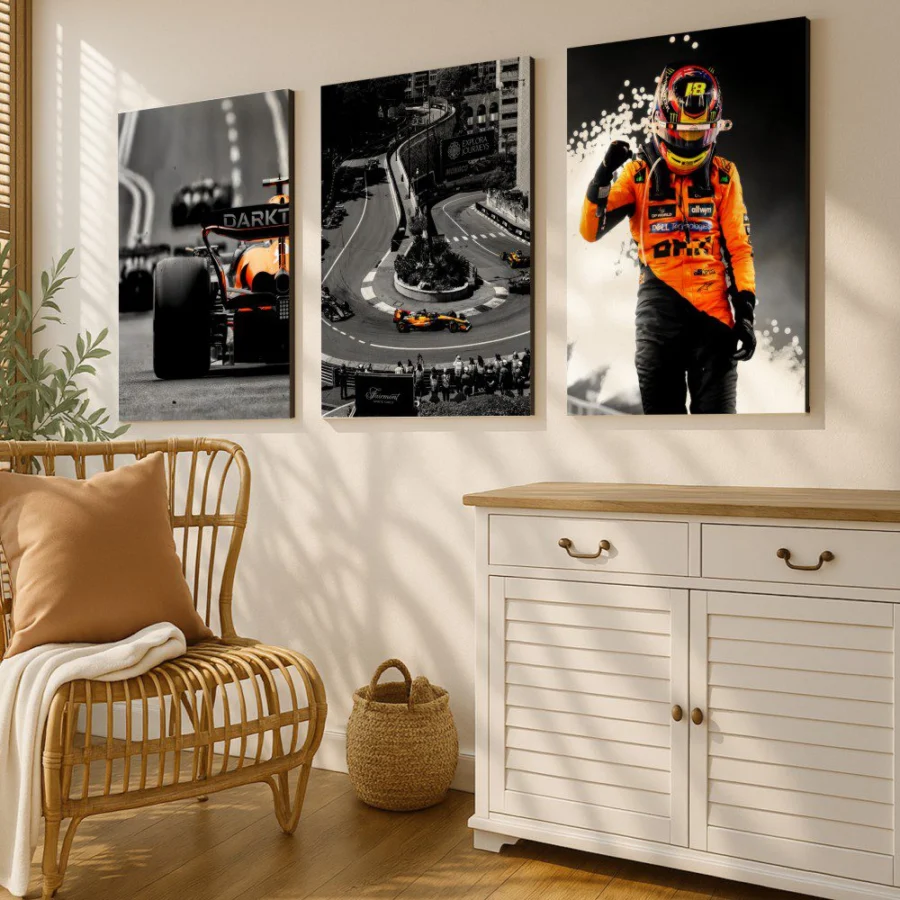 Mural Tríptico de McLaren Formula 1