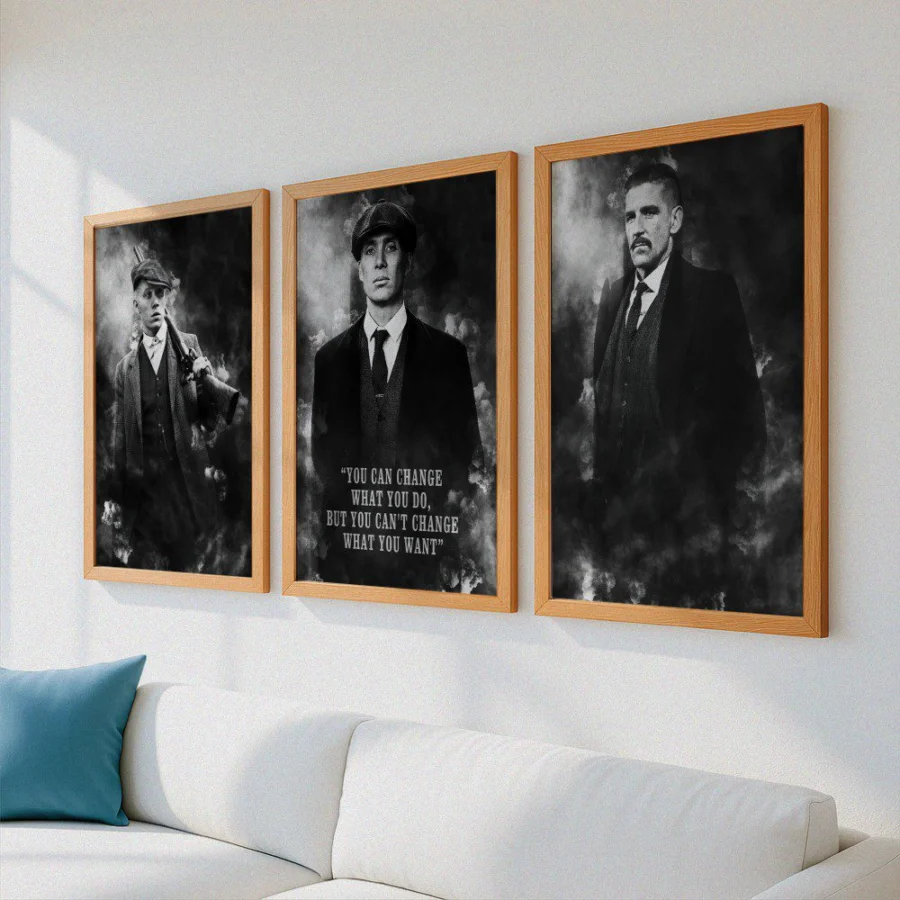 Mural Tríptico de Peaky Blinders