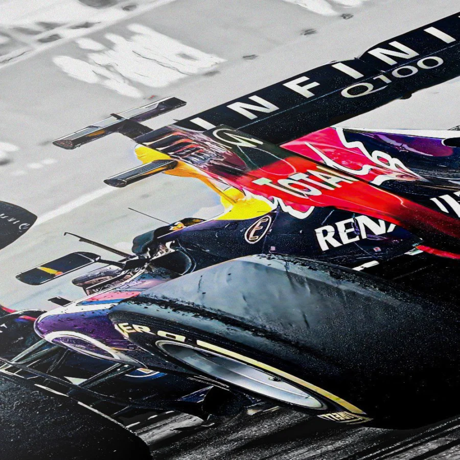 Cuadro de Sebastian Vettel