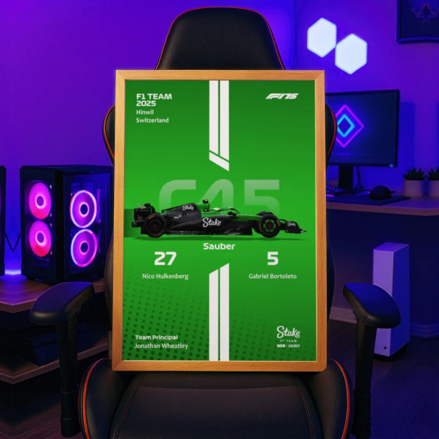 Cuadro de F1 2025 Sauber C45 – Hülkenberg & Bortoleto