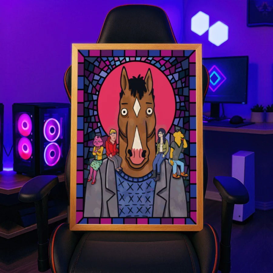 Cuadro de BoJack Horseman