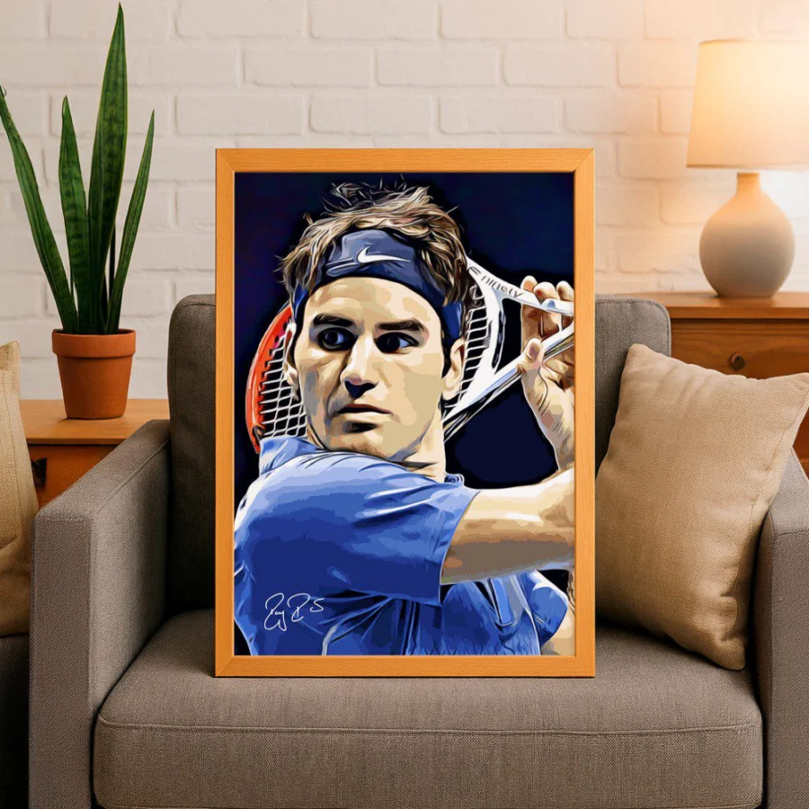 Cuadro de Roger Federer