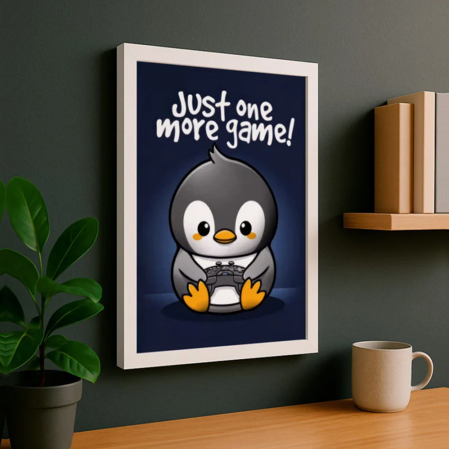 Cuadro de Penguin One More Game