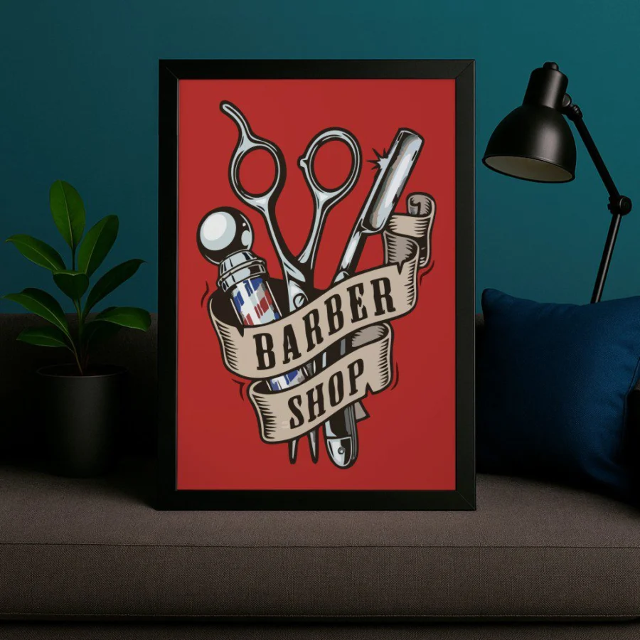 Cuadro de Barber Shop