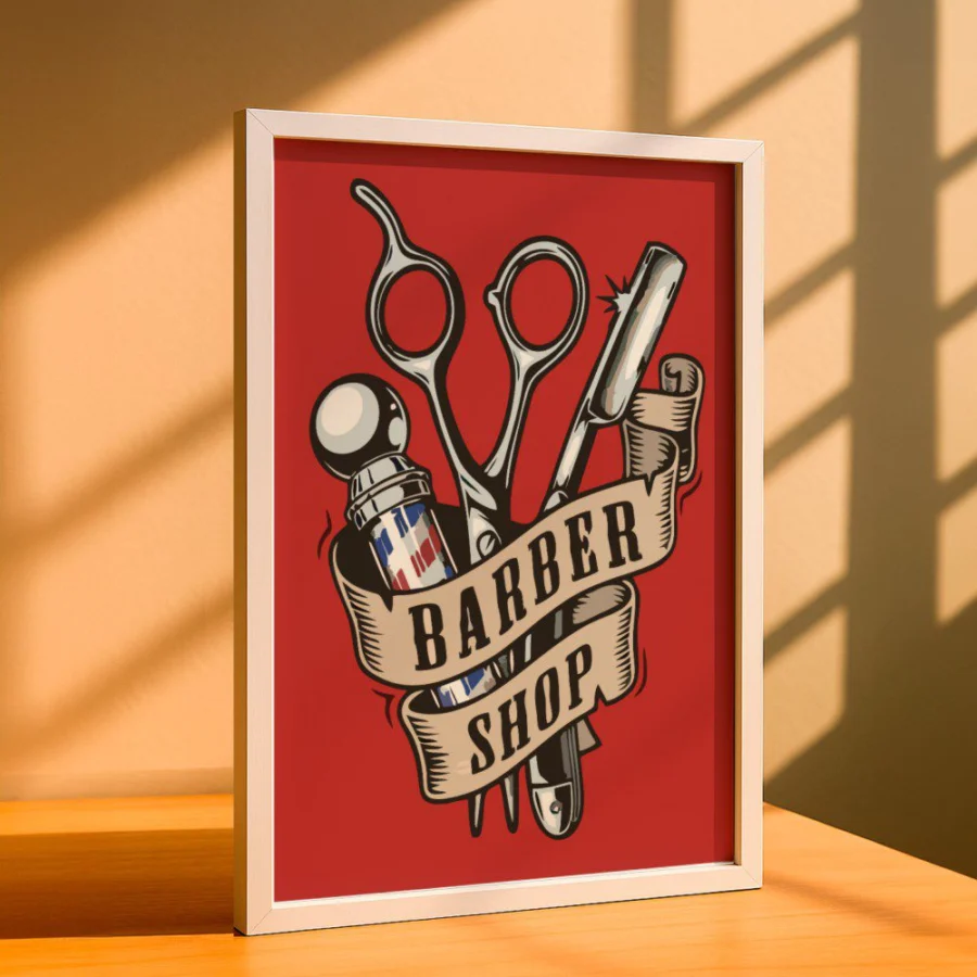 Cuadro de Barber Shop
