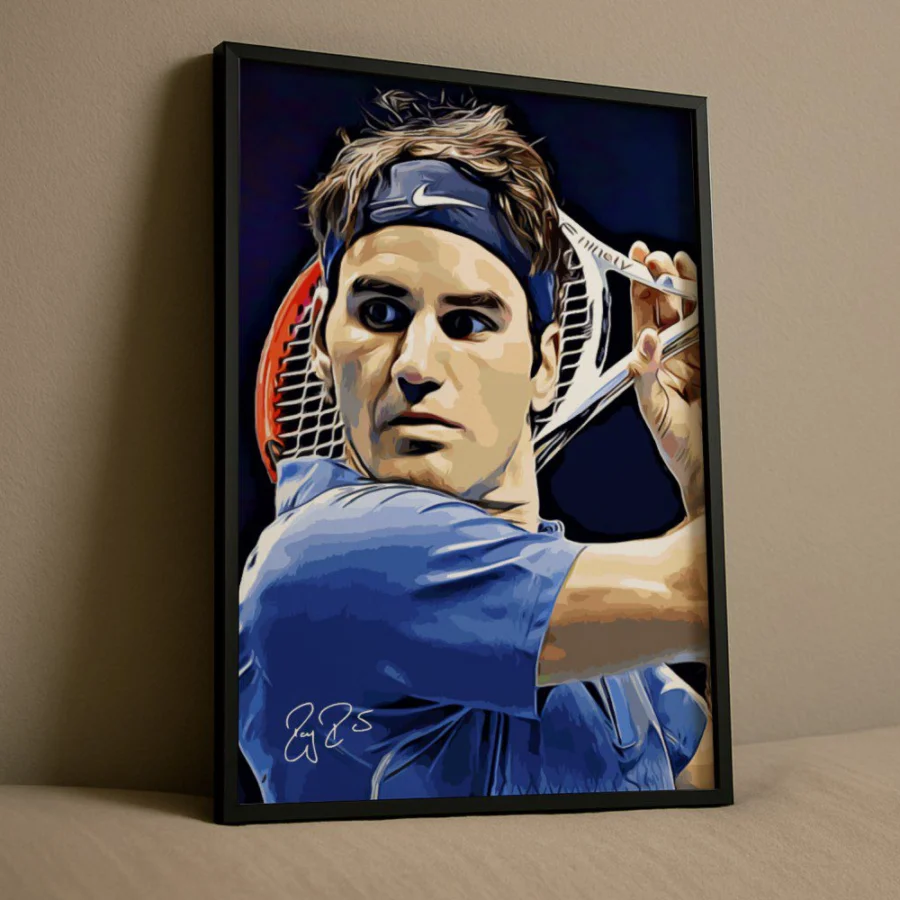 Cuadro de Roger Federer