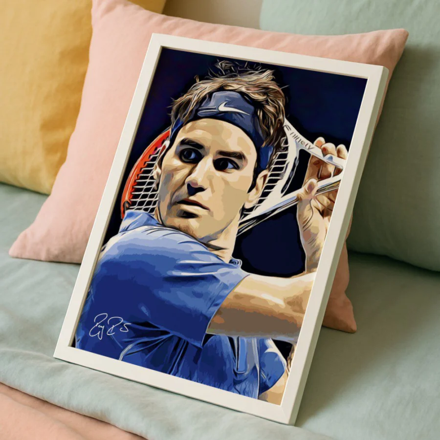 Cuadro de Roger Federer