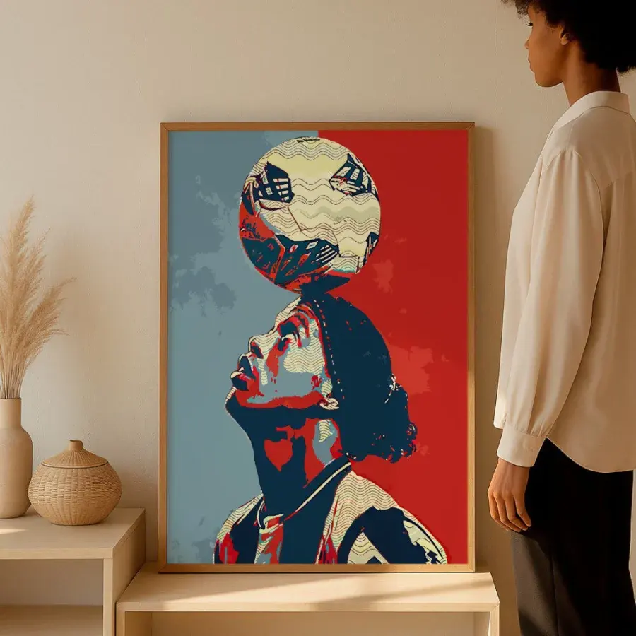 Cuadro de Ronaldinho