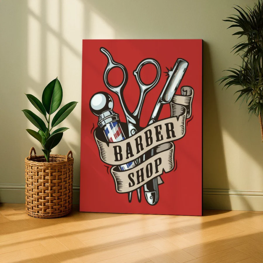 Cuadro de Barber Shop