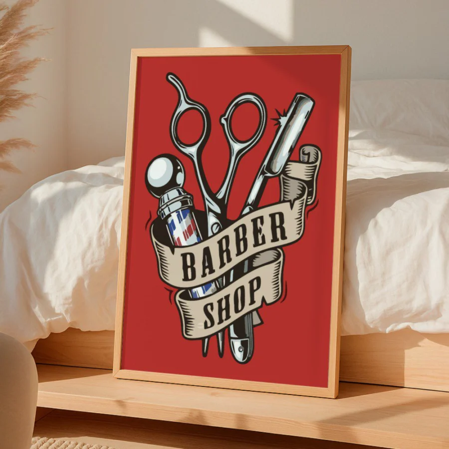 Cuadro de Barber Shop