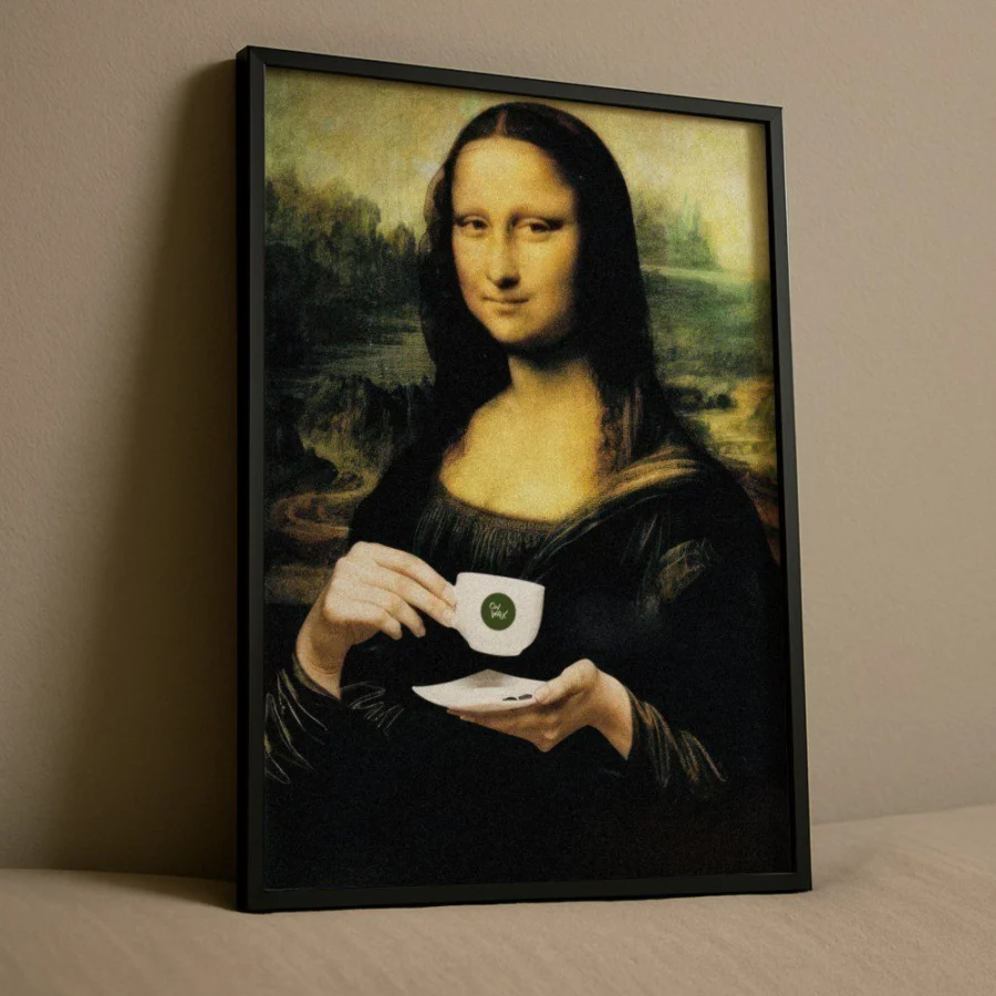 Cuadro de Mona Lisa Coffe