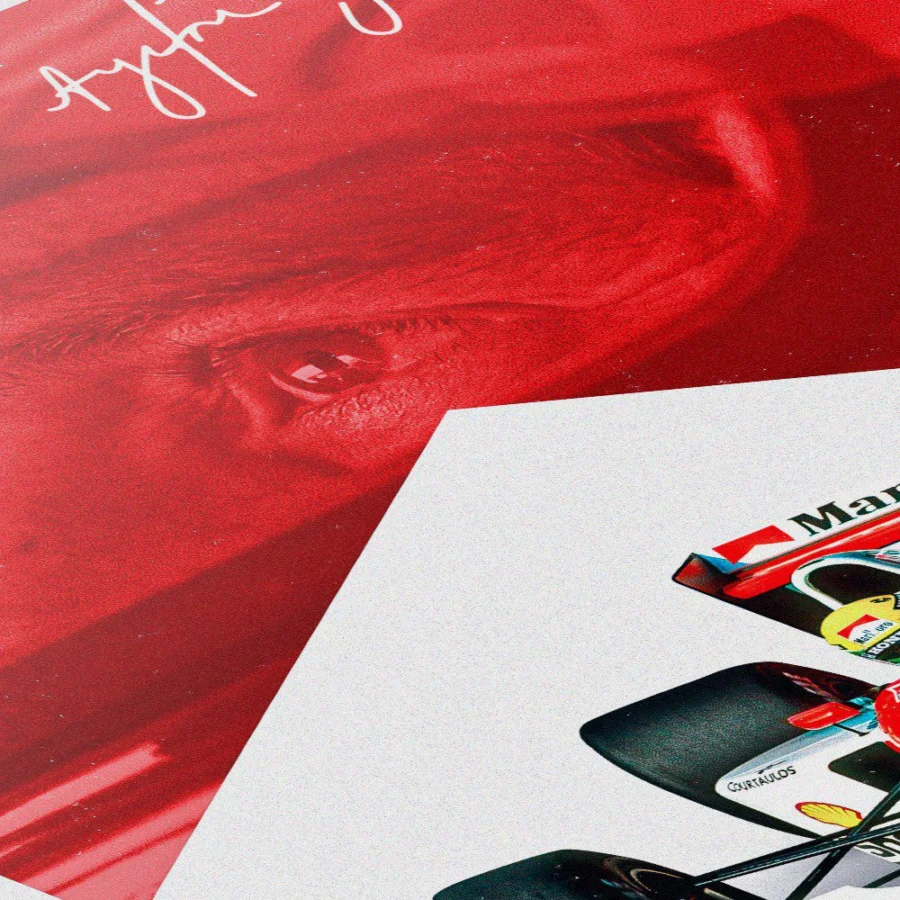 Cuadro de Ayrton Senna