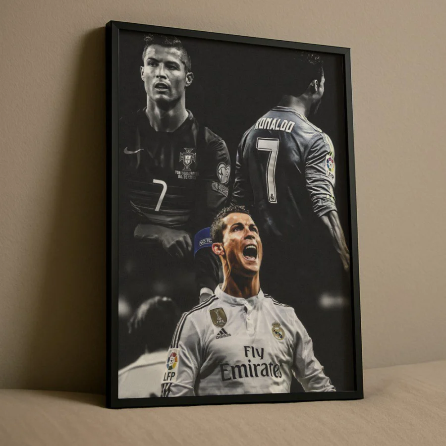 Cuadro de Cristiano Ronaldo - CR7