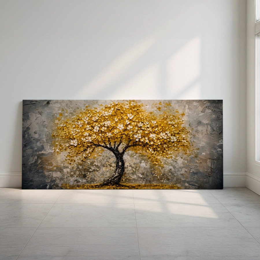 Mural Árbol Azul