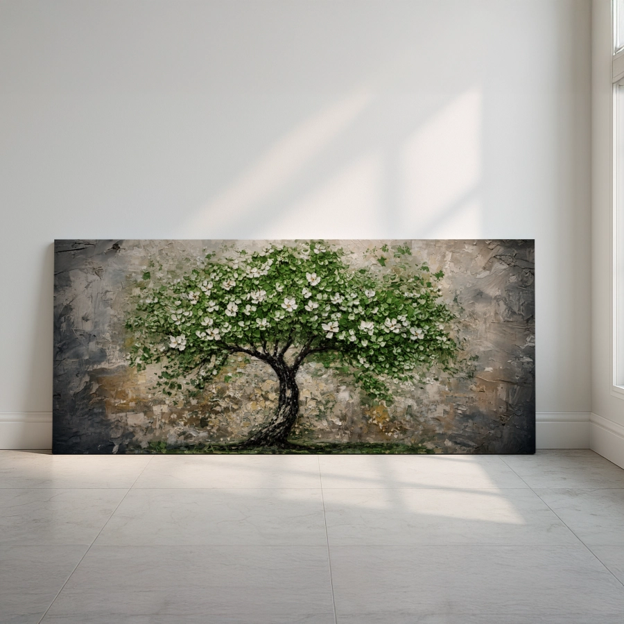 Mural Árbol Azul