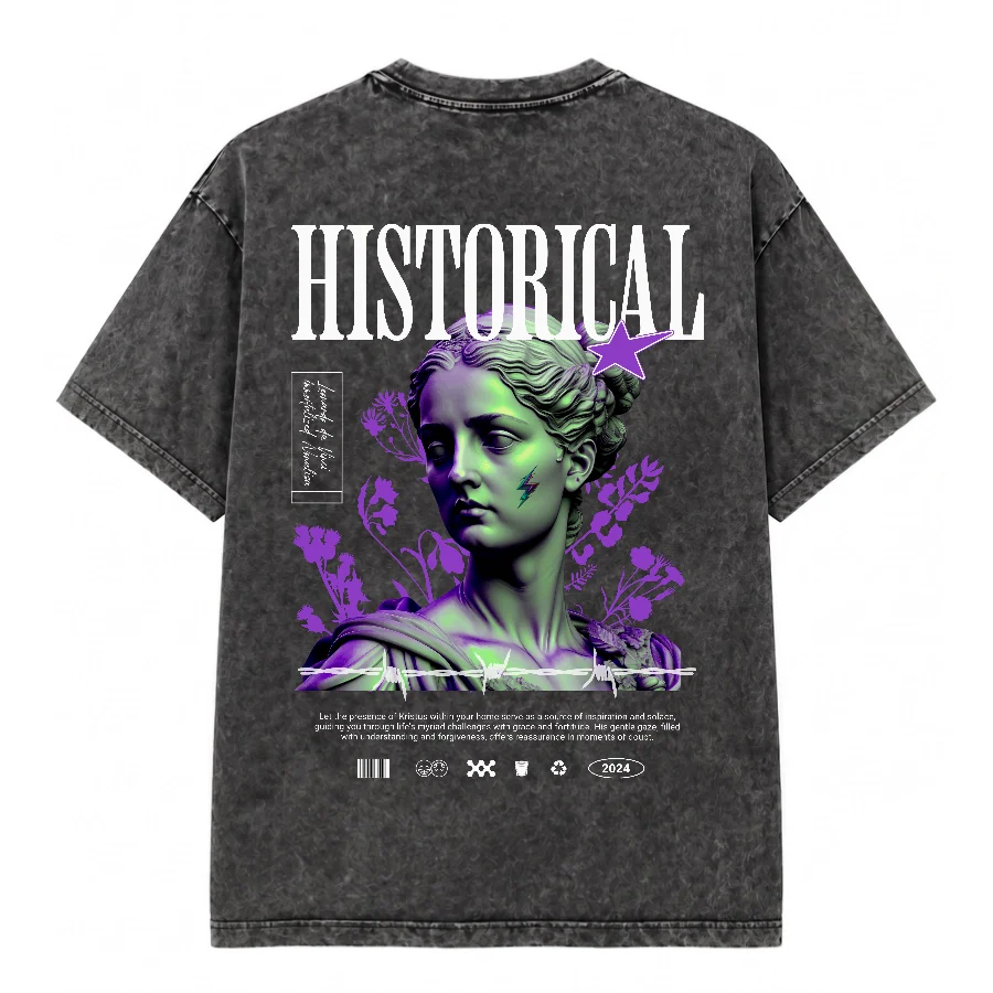 Remera Acid Wash de Historical