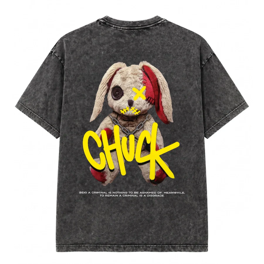 Remera Acid Wash Chuck