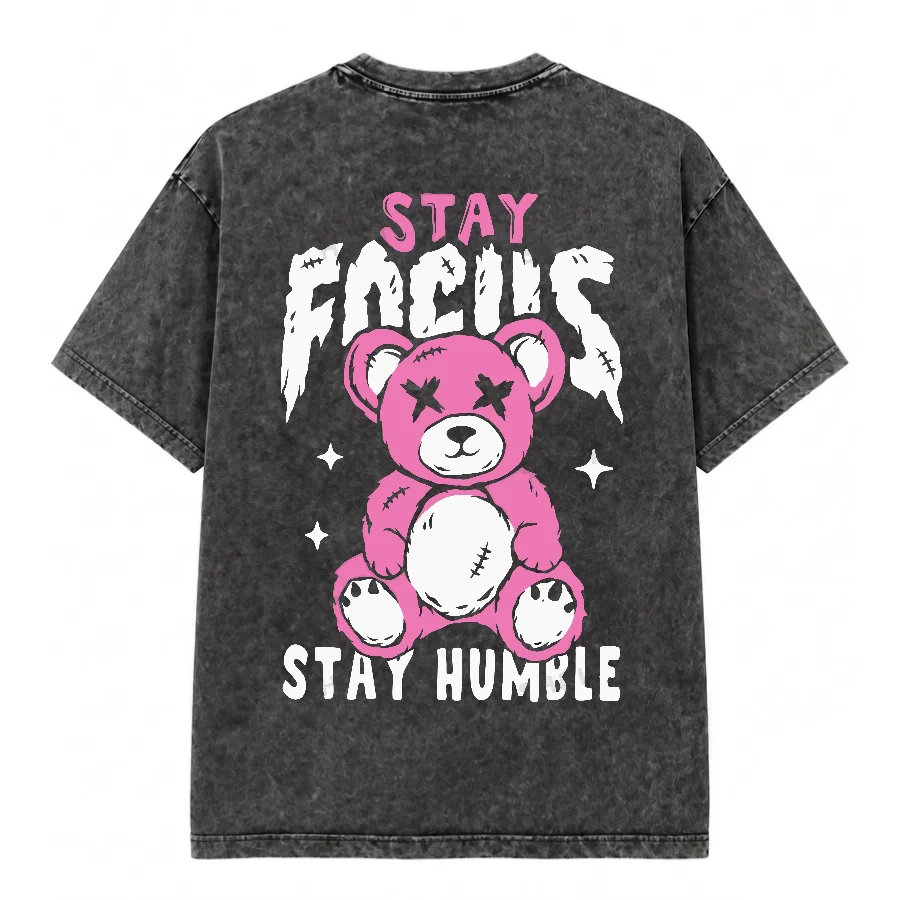 Remera Acid Wash de Stay Focus