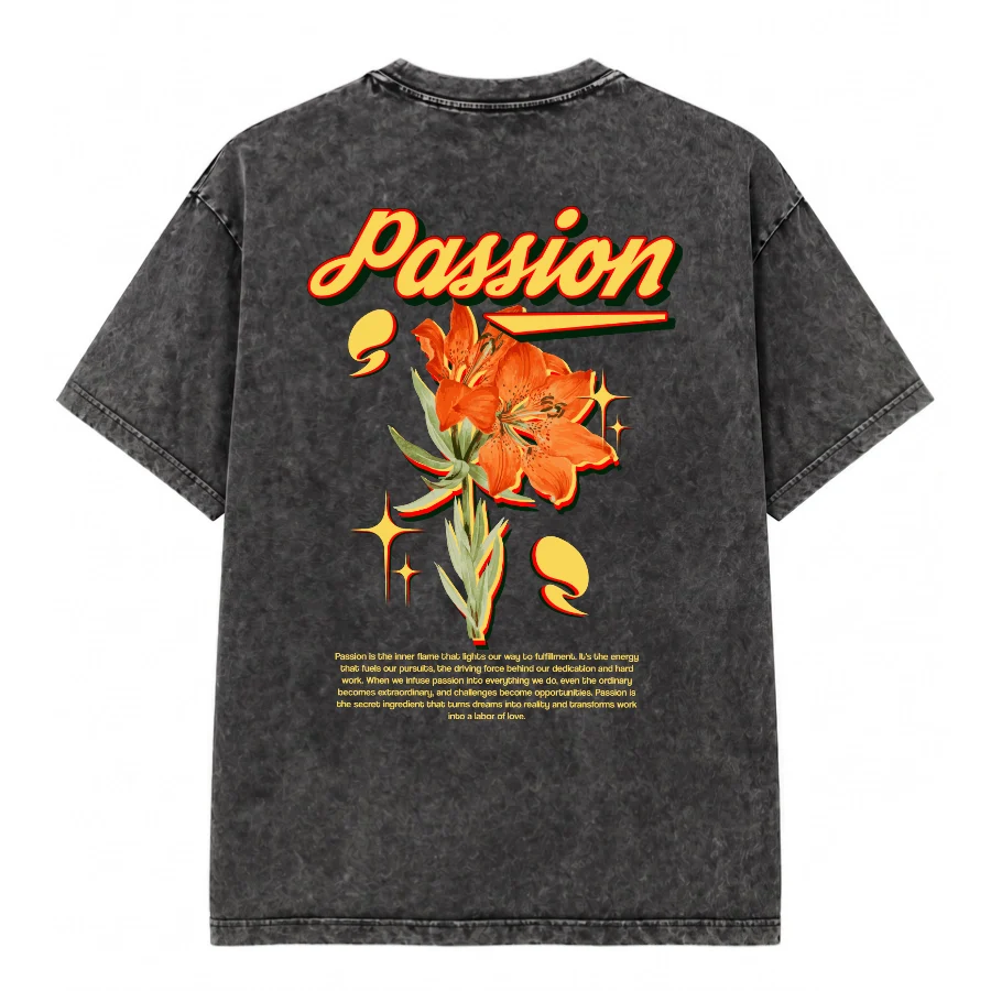 Remera Acid Wash de Passion