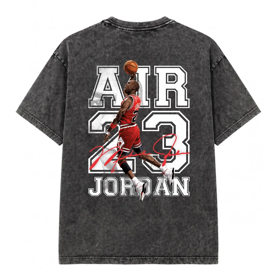 Remera Acid Wash de Michael Jordan