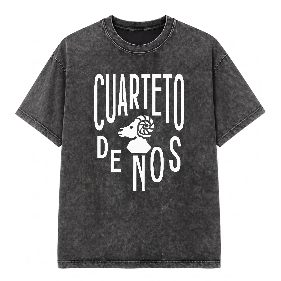 Remera Acid Wash de Cuarteto de Nos