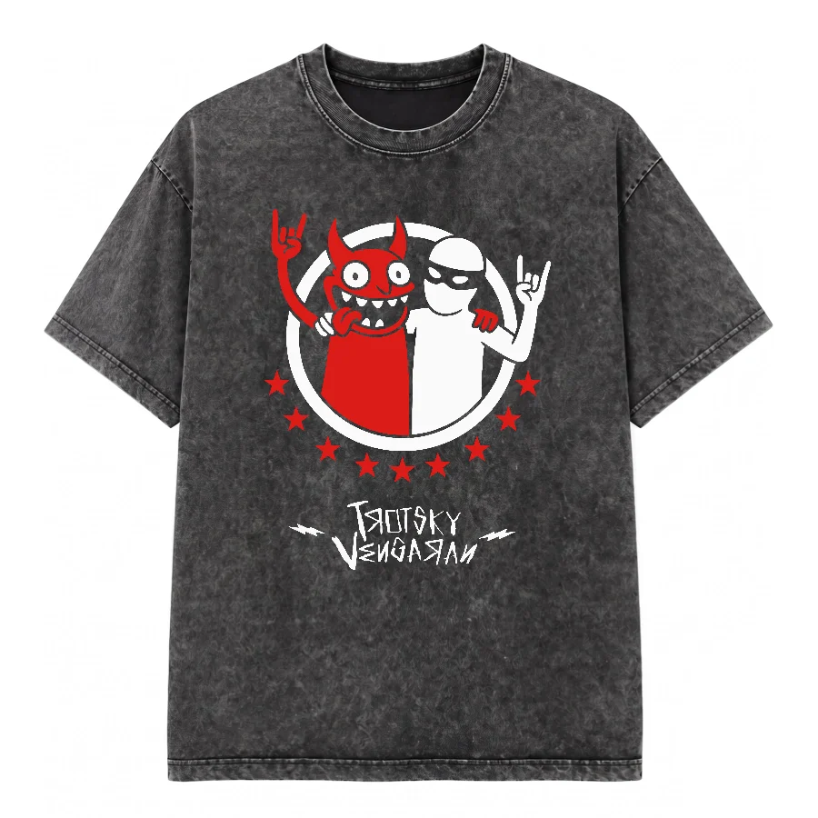 Remera Acid Wash Trotsky Vengaran