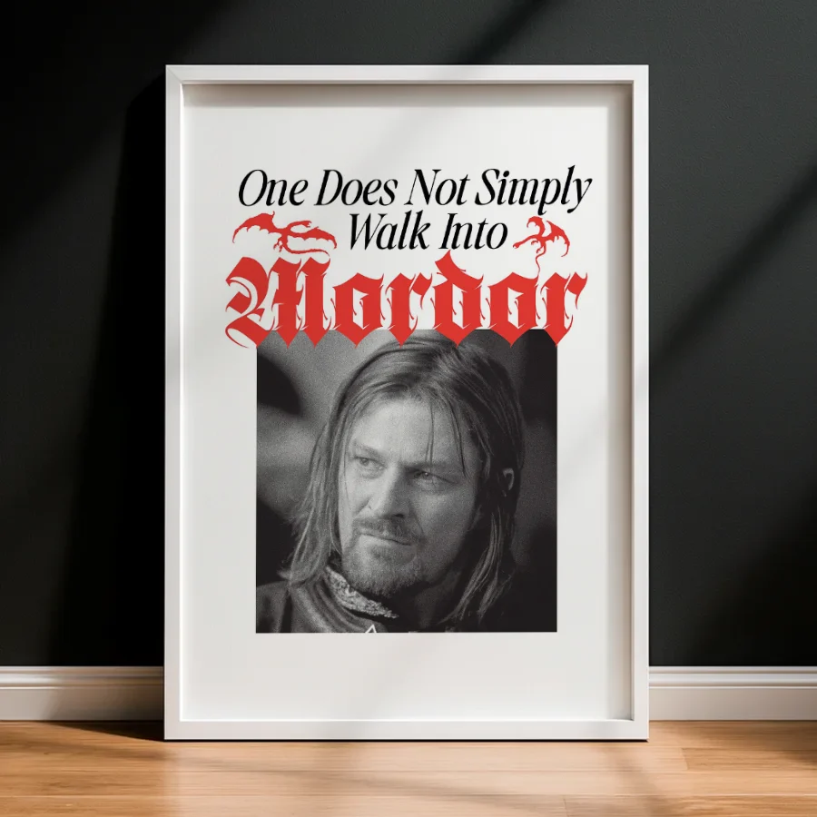 Boromir's Mordor Warning