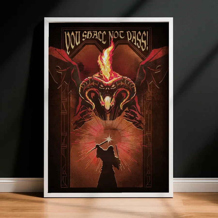 You Shall Not Pass Ilustración