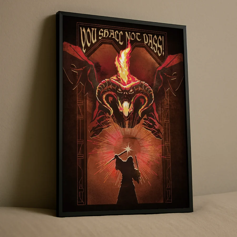 You Shall Not Pass Ilustración