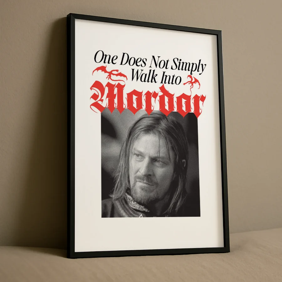 Boromir's Mordor Warning