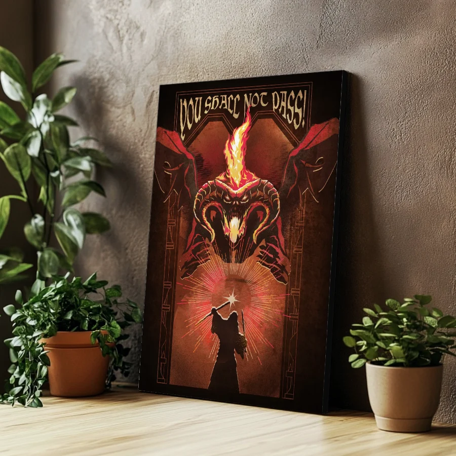 You Shall Not Pass Ilustración