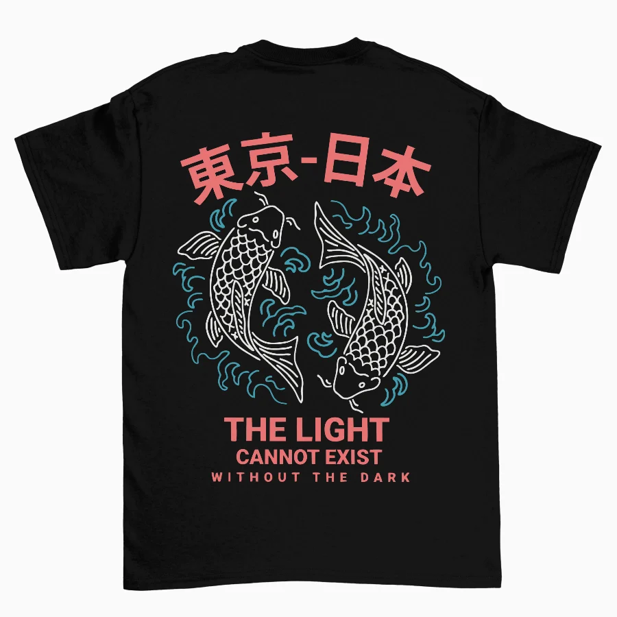Remera de The Light Can Not Exist (Without the dark)
