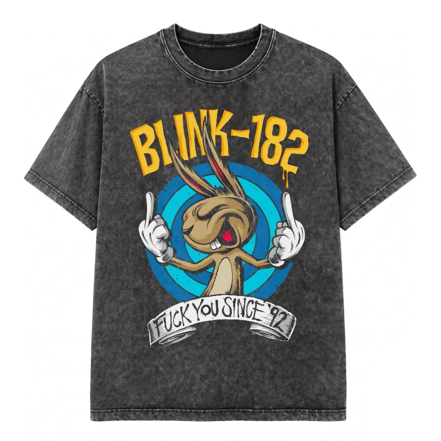 Remera Acid Wash de Blink 182