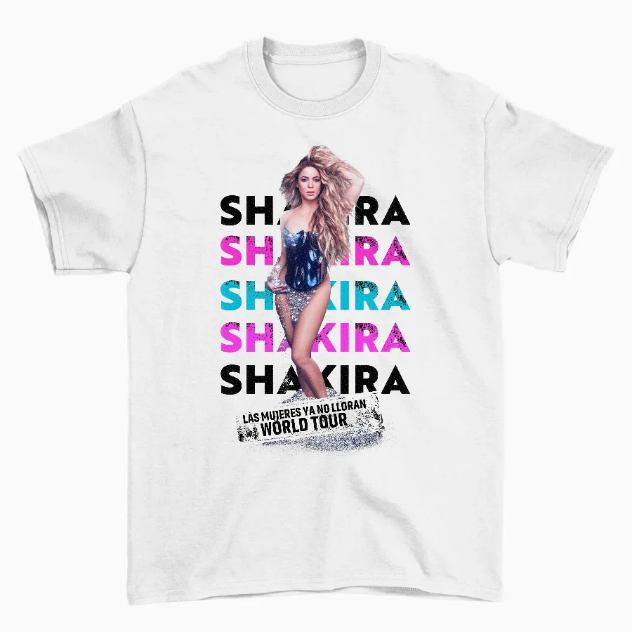 Remera de Shakira - Las Mujeres Ya No Lloran World Tour