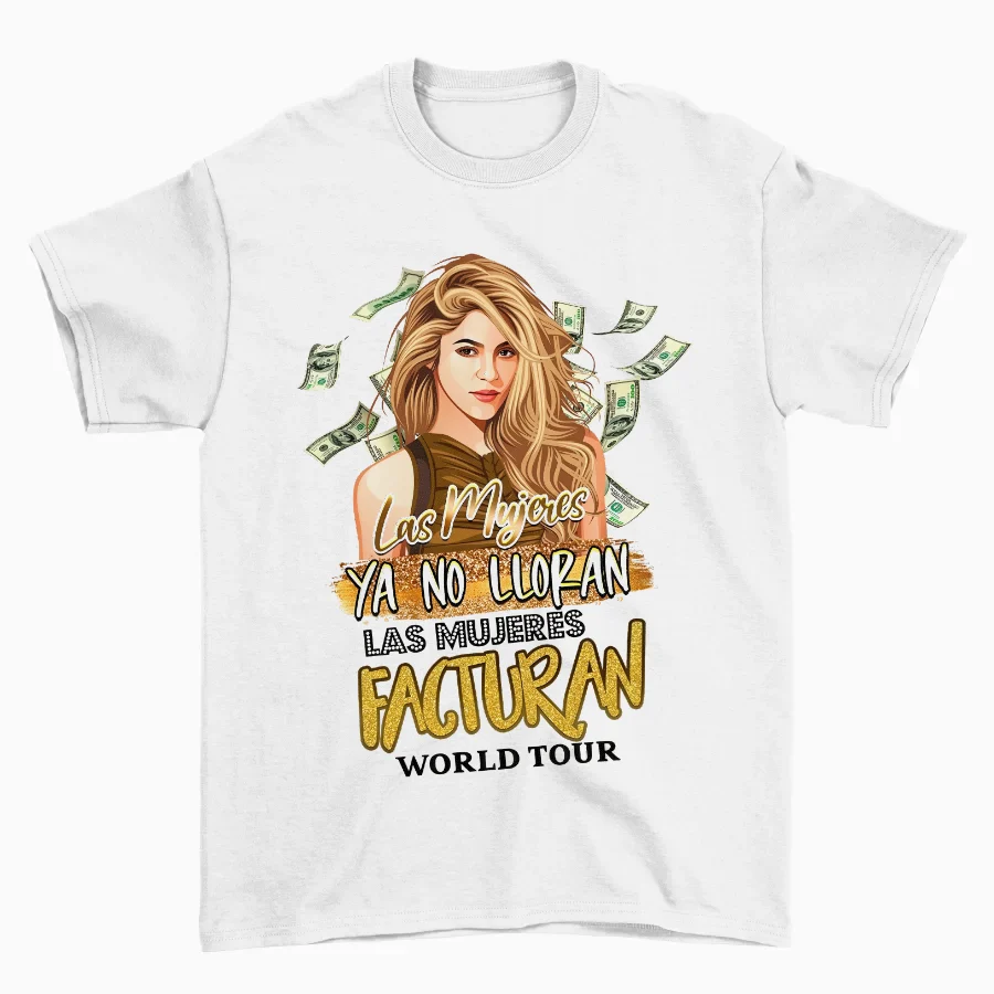 Remera de Shakira - Las Mujeres Facturan