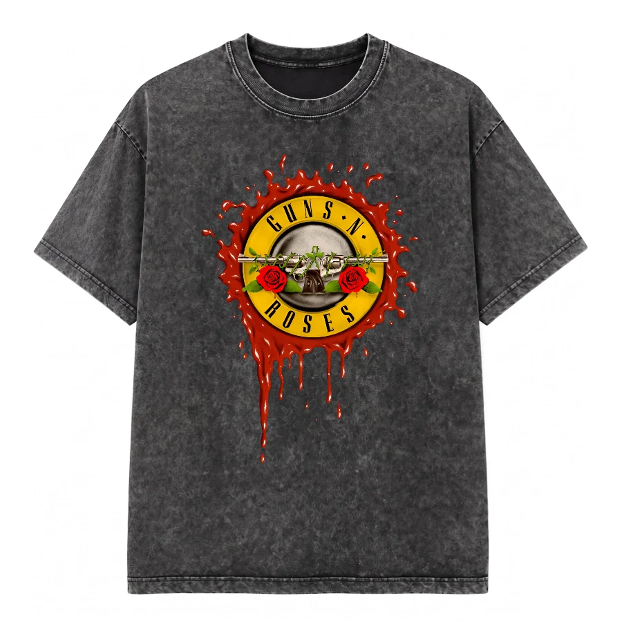 Remera Acid Wash de Guns N' Roses