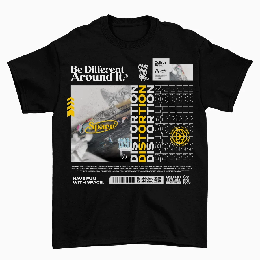 Remera de Distortion