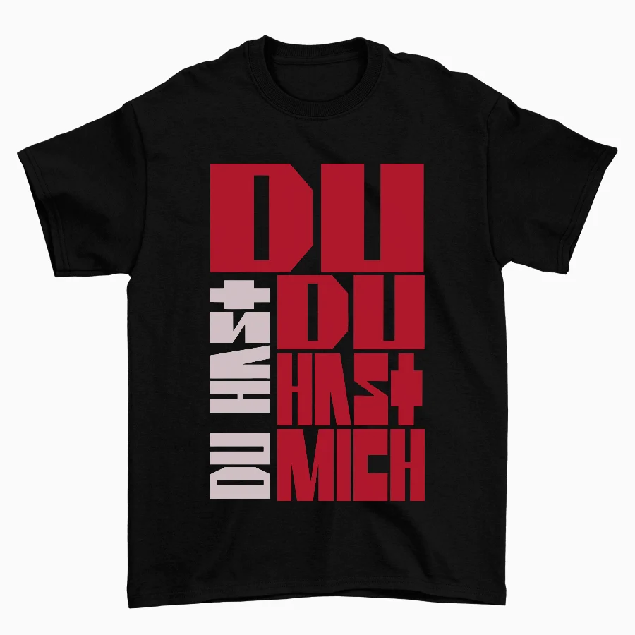 Remera de Rammstein - Du Hast