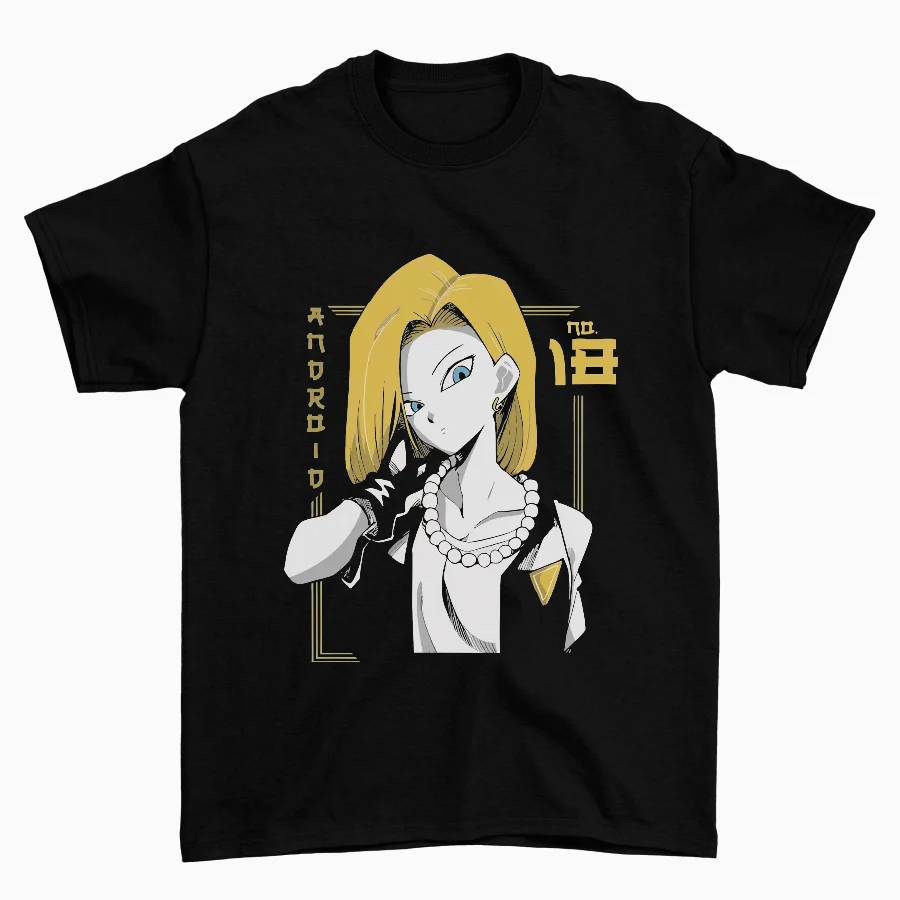 Remera de Androide 18 - Dragon Ball