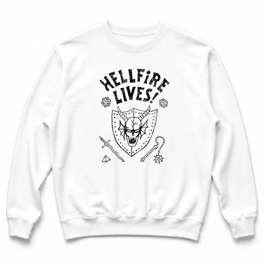 Buzo de Stranger Things - Hellfire Lives