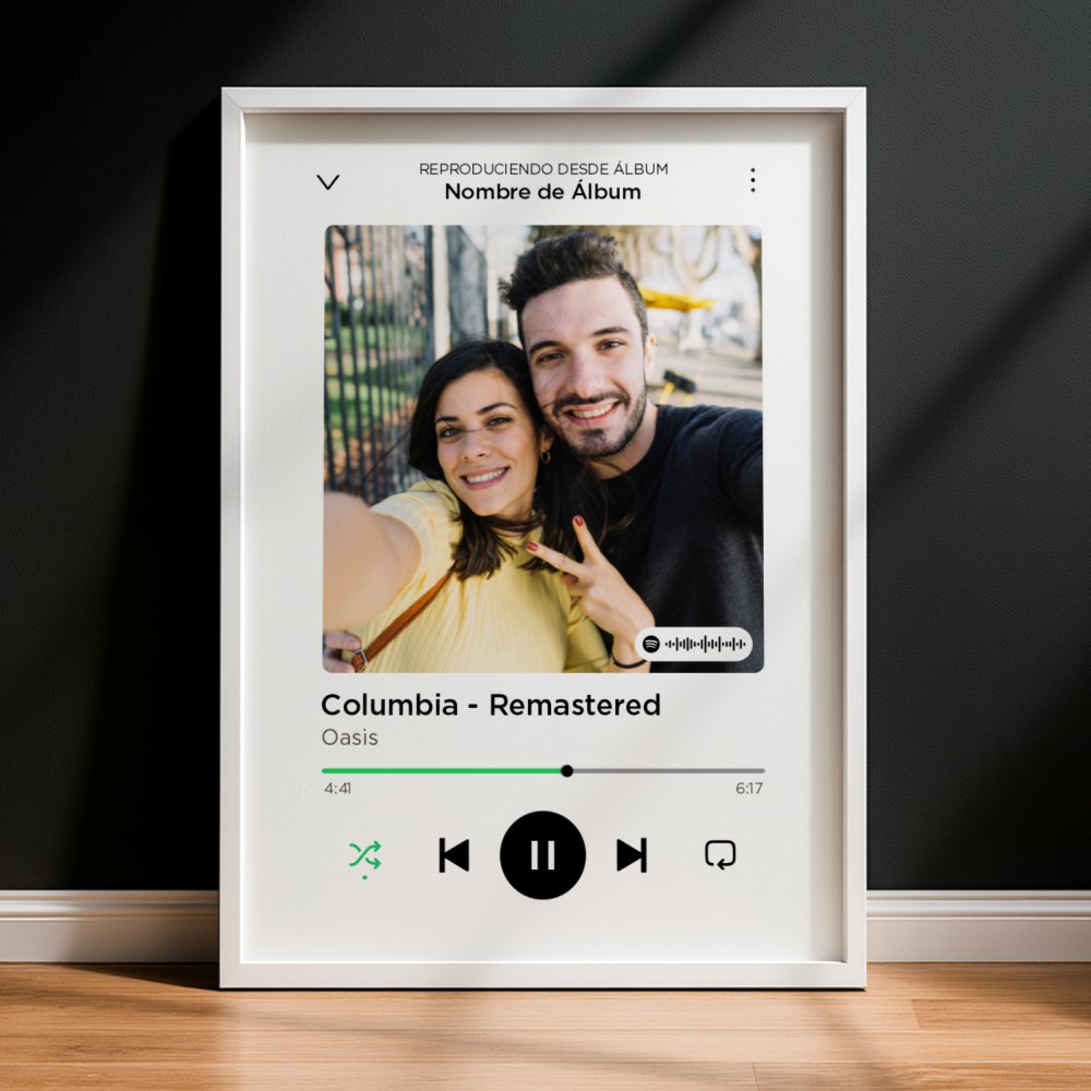 Cuadro Spotify Personalizado
