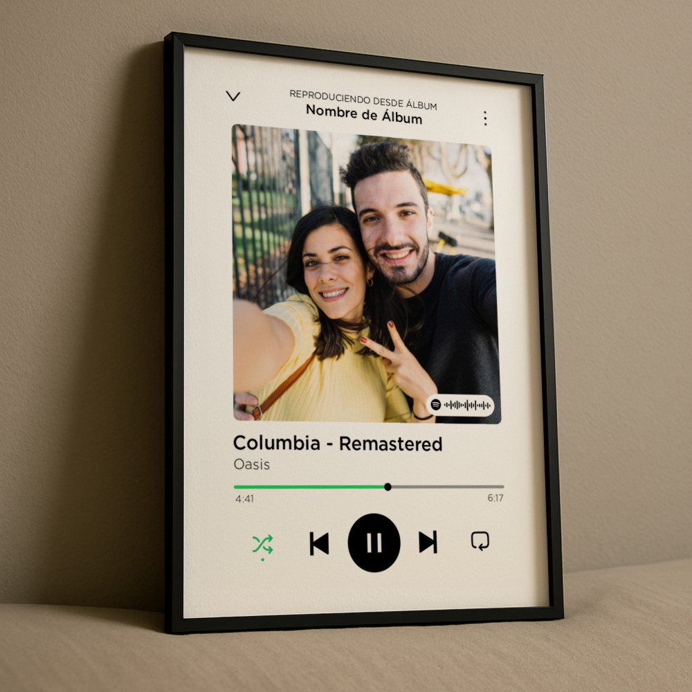 Cuadro Spotify Personalizado