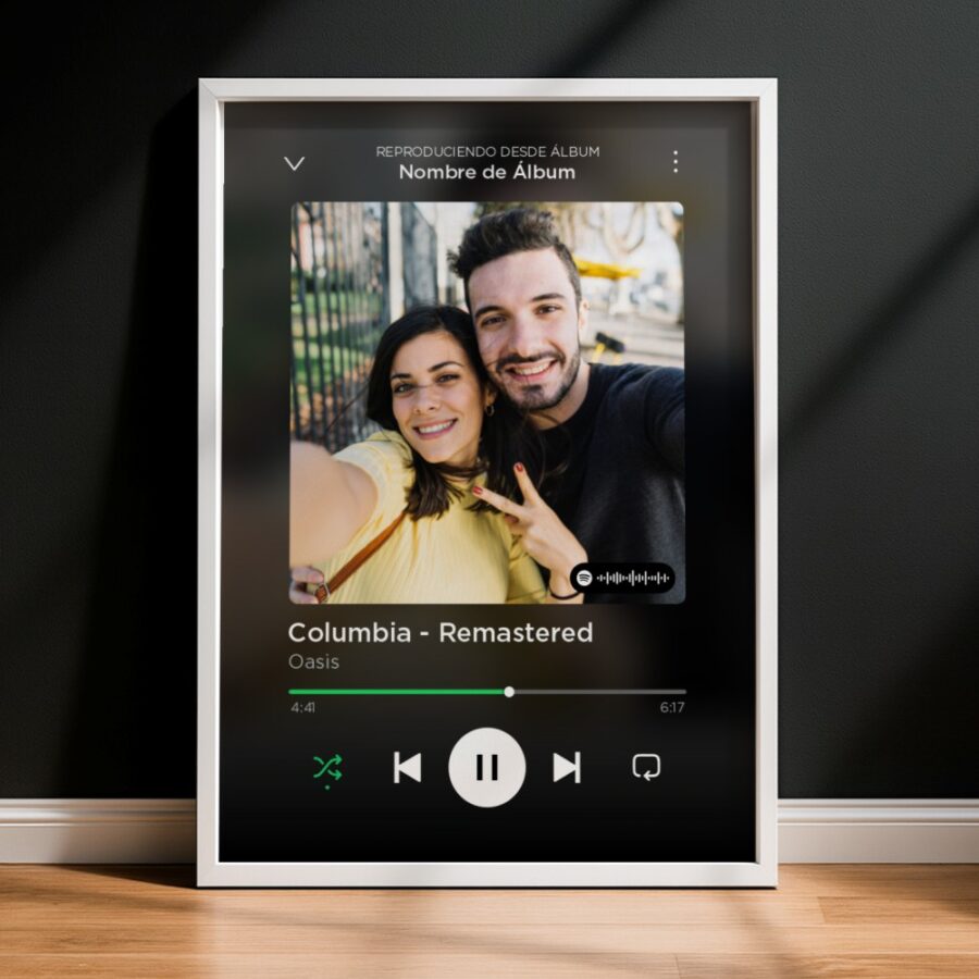Cuadro Spotify Personalizado