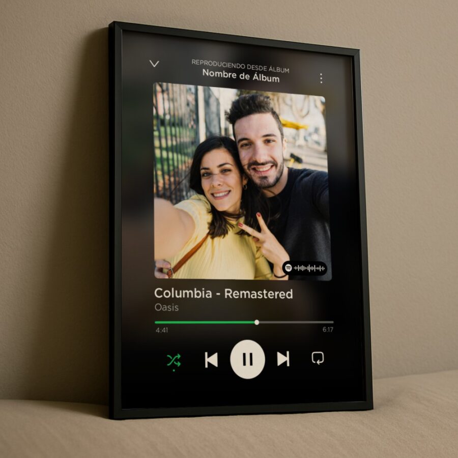 Cuadro Spotify Personalizado